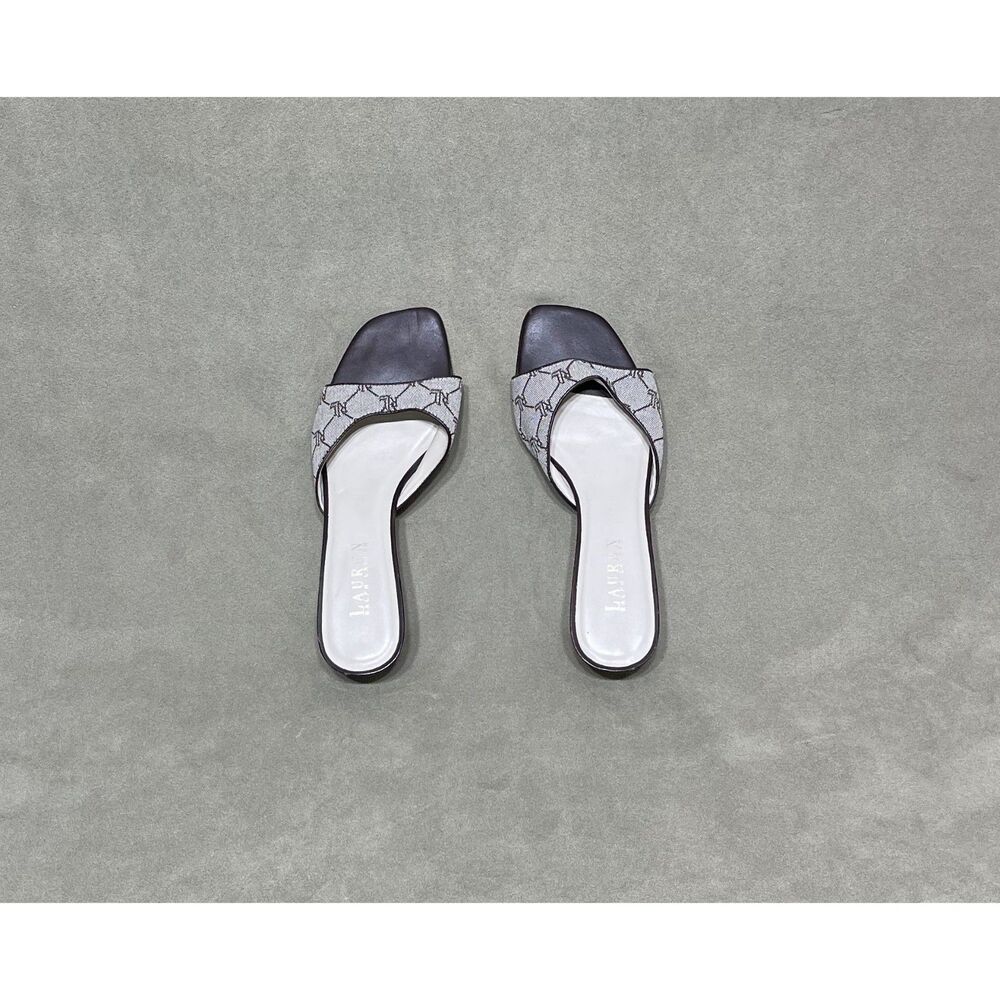 Ralph Lauren Eve Slide Sandals - Leather Size 8B